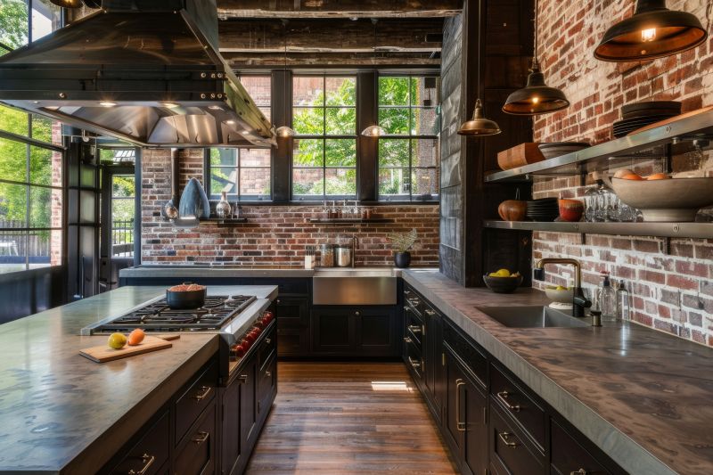 Cement Countertop Installation detail
