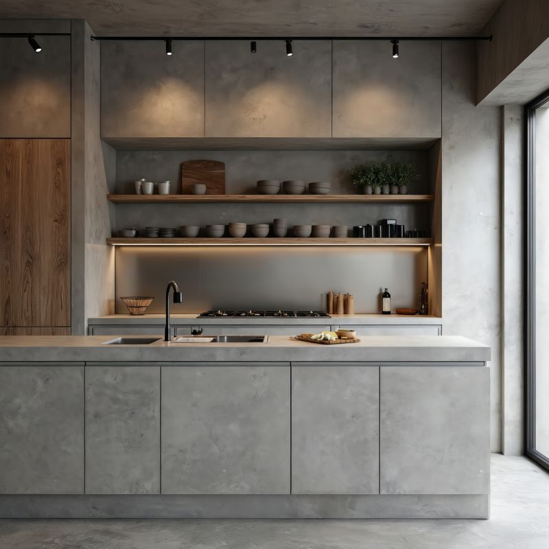 Concrete Countertop Pouring detail