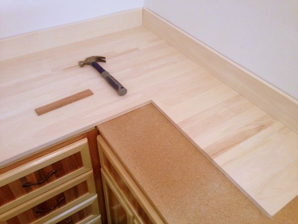 Solid Wood Countertop Install